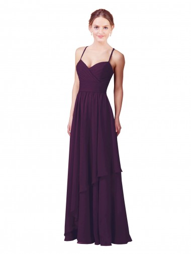 Cheap Roman Style Luxe Chiffon Bridesmaid Dress Toronto