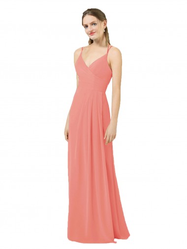 Cheap Flirty Chiffon Bridesmaid Dress with Modern Back Detail Toronto