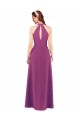 Sassy Chiffon Bridesmaid Dress with Halter Neckline