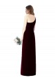 One Shoulder Chiffon Trumpet Bridesmaid Dress